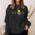 Saxony-Anhalt Flag In Heartbeat Ekg For Magdeburger Sweatshirt Gifts for Her
