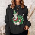 Scottish Terrier Christmas Dog Santa Xmas Sweatshirt Gifts for Her