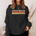 Screen Writer Job Title Profession Birthday Worker Sweatshirt Gifts for Her