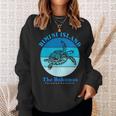 Sea Turtle Bimini Island Bahamas Ocean Sweatshirt Gifts for Her