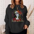 Senora Lady Roses Mexican Dead Day Of Dia De Los Muertos Sweatshirt Gifts for Her