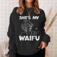 She's My Waifu Anime Matching Couple Boyfriend Sweatshirt Gifts for Her