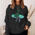 Silhouette Surf Icons For Surfer Surf Boys Surfing Sweatshirt Gifts for Her
