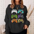 Skeleton Zombie Gaming Controllers Halloween For Gamer Boys Sweatshirt Gifts for Her Skeleton Zombie Gaming Controllers Halloween For Gamer Boys Sweatshirt Gifts for Her