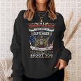 Skull Im A Grumpy Old Man I Was Born In September Sweatshirt Gifts for Her