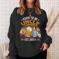 Soon To Be Uncle Again 2024 Pregnancy Announcement Dad Sweatshirt Gifts for Her
