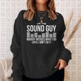 Sound Guy Audio Engineer Sound Technician Sound Musician Sweatshirt Gifts for Her
