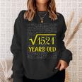 Square Root Of 1521 39Th Birthday Gift Sweatshirt Gifts for Her