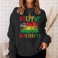 Stepping Into Junenth Like My Ancestors Youth Shoes Sweatshirt Gifts for Her
