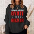 Sticking Out Your Gyatt For The Rizzler Rizz Ironic Meme Sweatshirt Gifts for Her
