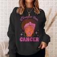 Stronger Than Breast Cancer Pink Ribbon Breast Cancer Sweatshirt Gifts for Her