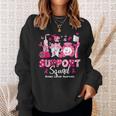 Support Squad Tooth Dental Breast Cancer Awareness Dentist Sweatshirt Gifts for Her