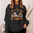 Sweet Spooky Thirty 30Th Birthday Pumpkin Spice Latte Sweatshirt Gifts for Her