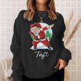 Taft Name Gift Santa Taft Sweatshirt Gifts for Her