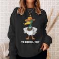Te Goose-Ta Funny Spanish Quotes Word Pun Sayings Hispanic Sweatshirt Gifts for Her