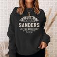 Team Sanders Lifetime Membership Retro Last Name Vintage Sweatshirt Gifts for Her