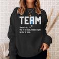 Team There It Is The I In Team Hidden In The A Hole Funny IT Funny Gifts Sweatshirt Gifts for Her