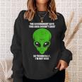 Technically Im Not Here Funny Alien Alien Funny Gifts Sweatshirt Gifts for Her