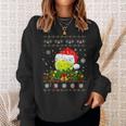 Tennis Ugly Sweater Christmas Pajama Lights Sport Lover Sweatshirt Gifts for Her