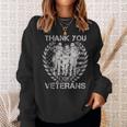 Thank You For Your Service Veteran Memorial Day Military Sweatshirt Gifts for Her