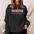 The First Rule Of Thesaurus Club Funny Meme Meme Funny Gifts Sweatshirt Gifts for Her