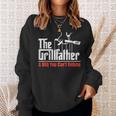 The Grillfather A Bbq You Cant Refuse - Funny Dad Bbq Sweatshirt Gifts for Her