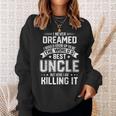 The Worlds Best Uncle - Funny Uncle Sweatshirt Gifts for Her