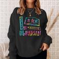 Tie Dye L Is For Librarian Funny Librarian Back To School Sweatshirt Gifts for Her