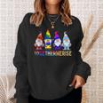 Together We Rise Funny Gnome Lgbtq Equality Ally Pride Month Sweatshirt Gifts for Her