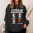 Toxicology Sayings Headache Meme Sweatshirt Gifts for Her