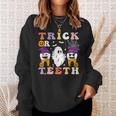 Trick Or Th Halloween Costumes Dental Assistant Dentist Sweatshirt Gifts for Her