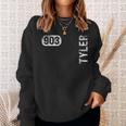 Tyler Texas 903 Area Code Vintage Retro Sweatshirt Gifts for Her