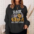 Uaw Strike Red United Auto Worker Picket Sign Uaw Worker Sweatshirt Gifts for Her