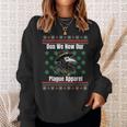 Ugly Christmas Sweater Style Plague Doctor Sweatshirt Gifts for Her