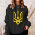 Ukrainian Tryzub Symbol Ukraine Trident Sweatshirt Gifts for Her