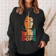 Unapologetically Dope Black Pride Melanin African American Sweatshirt Gifts for Her