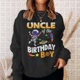 Uncle Of The Birthday Boy Space Astronaut Birthday Family Sweatshirt Gifts for Her