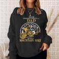 Never Underestimate A Dad With A Mountain Bike DadSweatshirt Gifts for Her