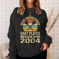 Never Underestimate Dart Player Born In 2004 Dart Darts Sweatshirt Gifts for Her
