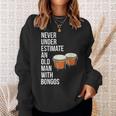 Never Underestimate An Old Man With A Bongos For Men Sweatshirt Gifts for Her