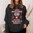 Never Underestimate An Old Us Veteran Born In August Sweatshirt Gifts for Her