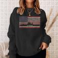 Uss Charleston Lcs18 Littoral Combat Ship Usa Flag Sweatshirt Gifts for Her