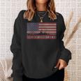 Uss New Jersey Bb 62 Battleship Usa American Flag Gift Sweatshirt Gifts for Her
