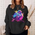 Vaporwave Aesthetic Song Sparrow Sweatshirt Gifts for Her