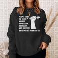 Vegan Quote For A Vegetarian Animal Rights Activists Sweatshirt Gifts for Her