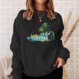 Ventura California Palm Trees Sunset Beach Vacation Sweatshirt Gifts for Her