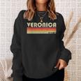 Veronica Gift Name Personalized Retro Vintage 80S Birthday Sweatshirt Gifts for Her