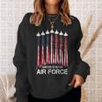 Veteran Air Force United States Patriotic 4Th Of July Sweatshirt Gifts for Her