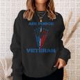 Veteran Vets Us Air Force Veteran Fighter Jets Veterans Sweatshirt Gifts for Her