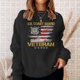 Veteran Vets US Coast Guard Veteran Flag Vintage Veterans Day Mens 150 Veterans Sweatshirt Gifts for Her
